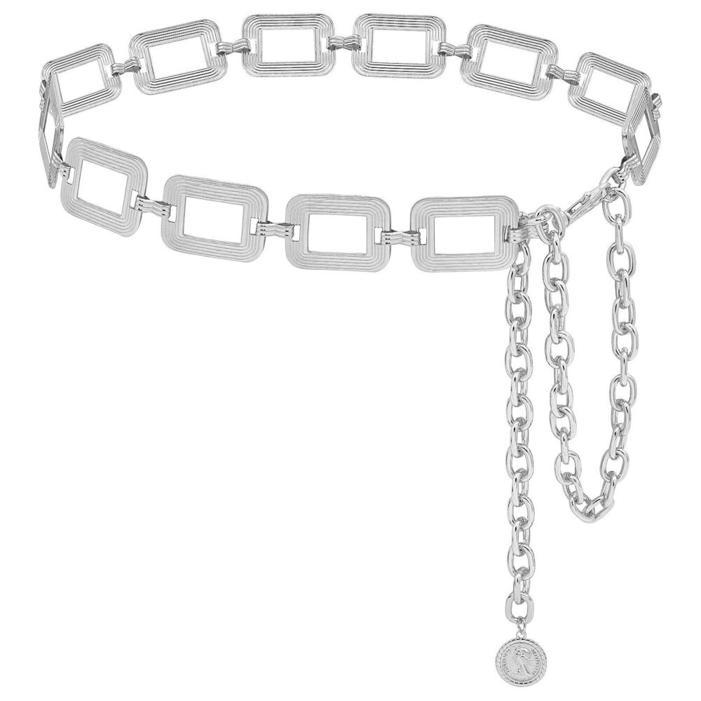 5279 Metal Waist Chain For Women Body Belly Belt Dress Vest